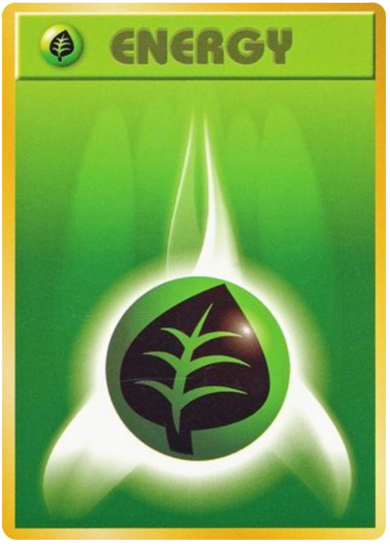 Grass Energy - Japanische Pokémon-Karte aus Expansion Pack
