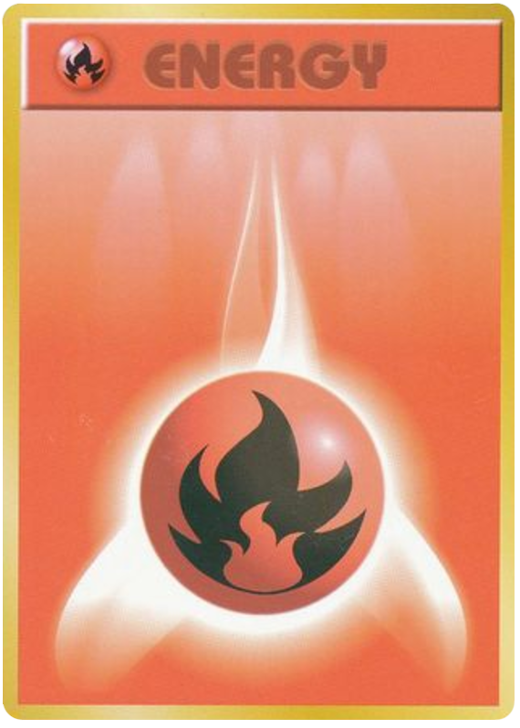 Fire Energy - Japanische Pokémon-Karte aus Expansion Pack