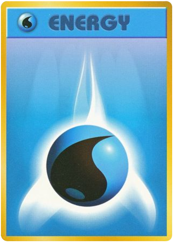 Water Energy - Japanische Pokémon-Karte aus Expansion Pack