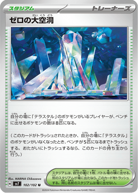 Area Zero Underdepths