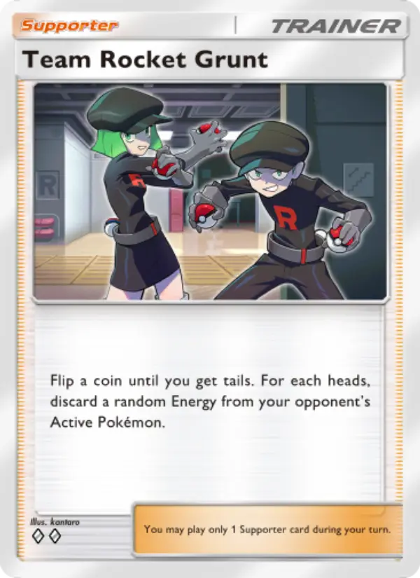 Team Rocket Grunt - Pokémon Pocket kaart uit Shining Revelry