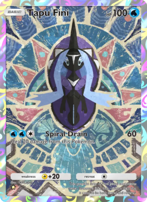 Tapu Fini - Pokémon Pocket kaart uit Celestial Guardians