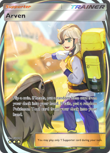 Arven - Pokémon Pocket kaart uit Paldean Wonders