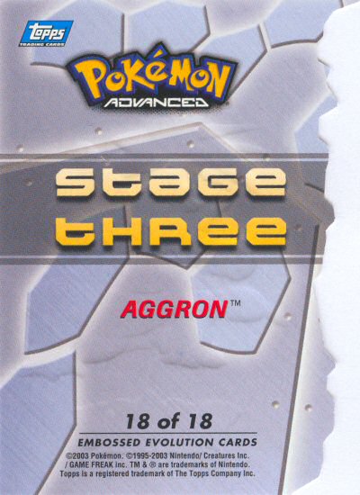 Aggron achterkant