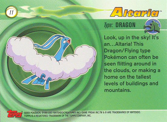 Altaria achterkant