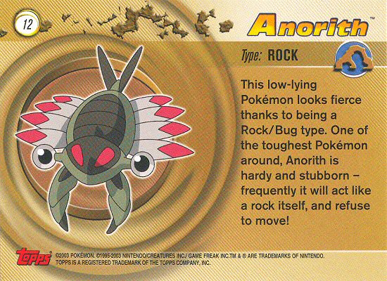 Anorith achterkant