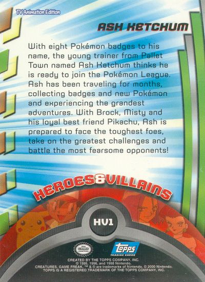 Ash Ketchum achterkant