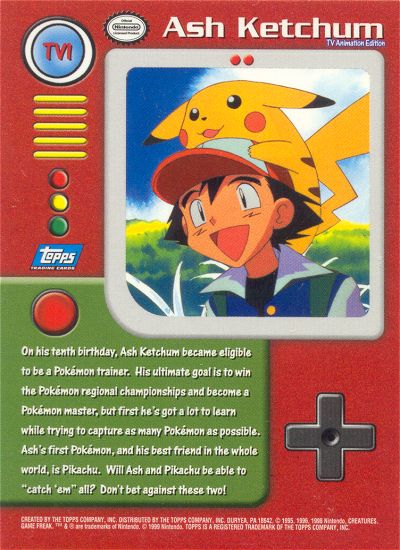 Ash Ketchum achterkant