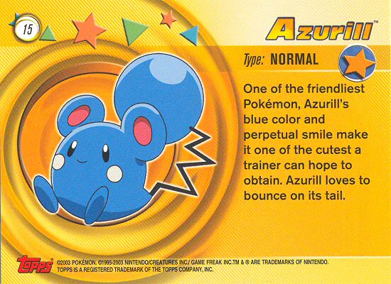 Azurill achterkant