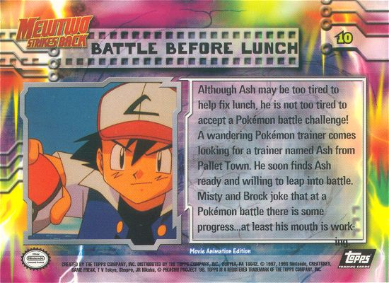 Battle Before Lunch achterkant