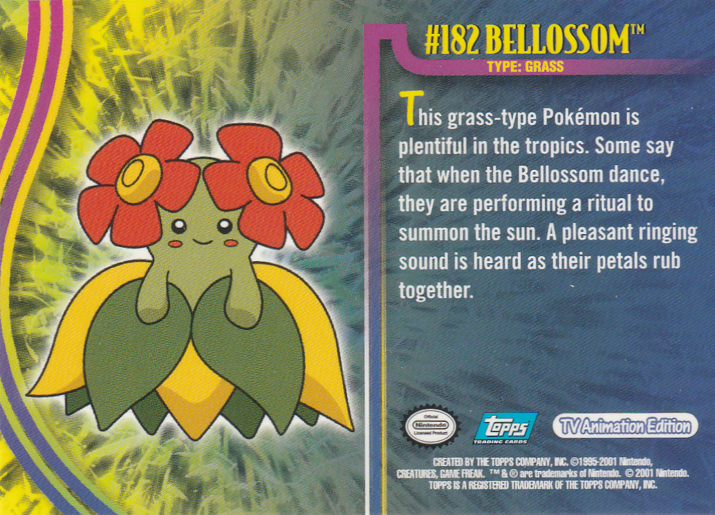Bellossom achterkant