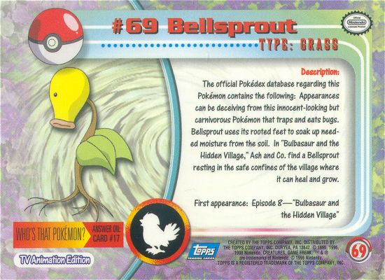 Bellsprout achterkant