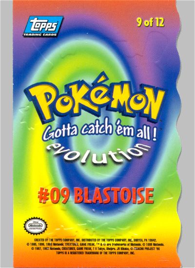 Blastoise achterkant