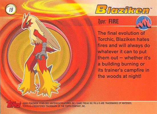 Blaziken achterkant