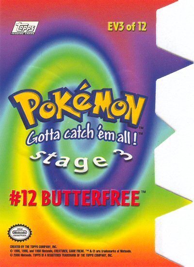 Butterfree achterkant