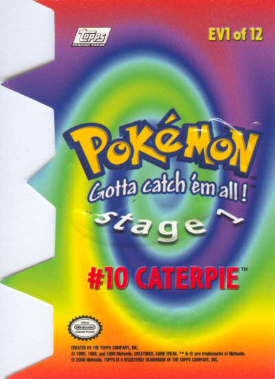 Caterpie achterkant