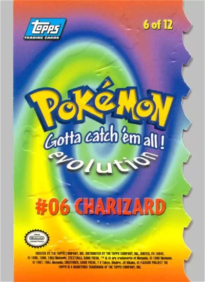Charizard achterkant