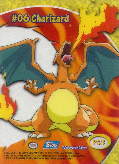 Charizard achterkant