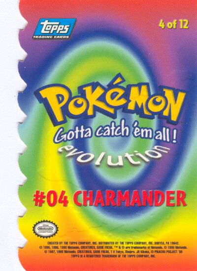 Charmander achterkant