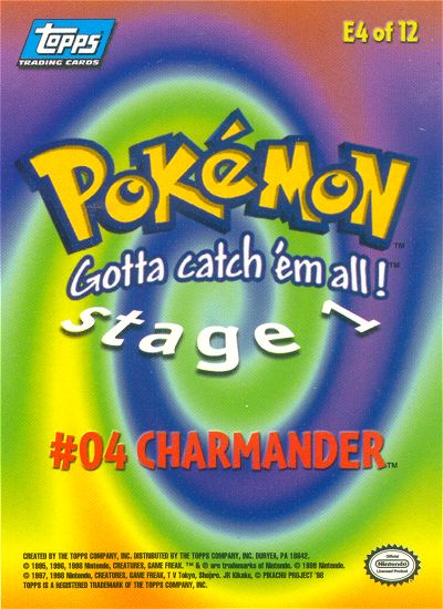 Charmander achterkant