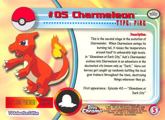 Charmeleon achterkant