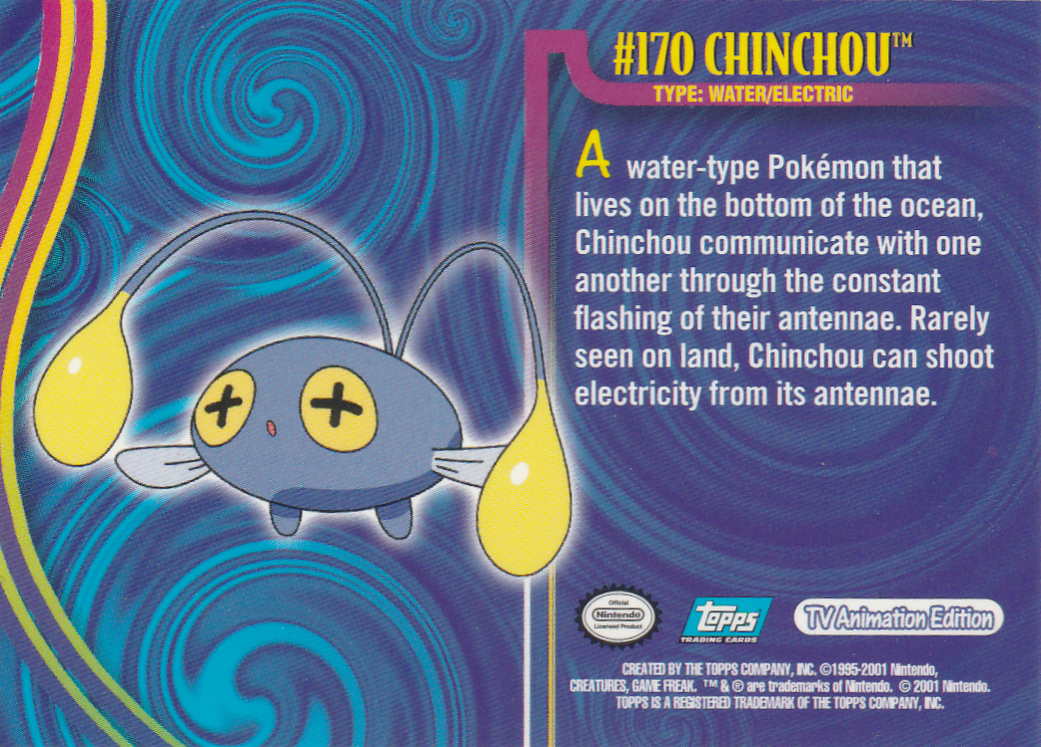 Chinchou achterkant