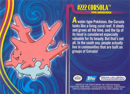 Corsola achterkant