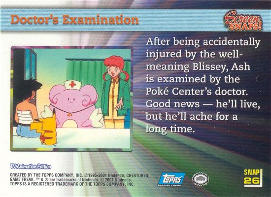 Doctor's Examination achterkant