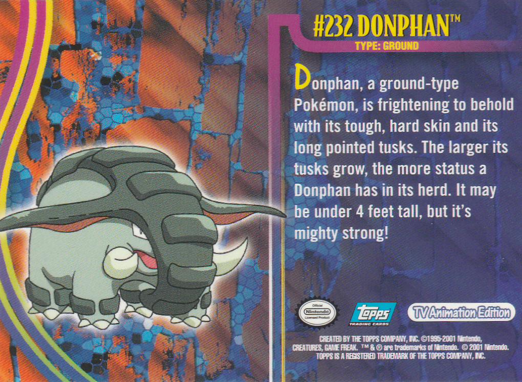 Donphan achterkant