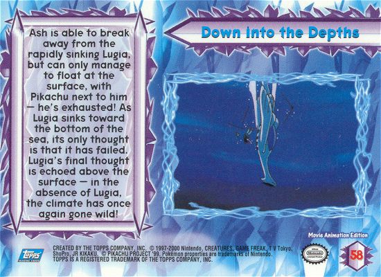 Down Into The Depths achterkant