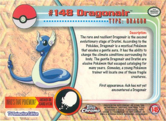 Dragonair achterkant