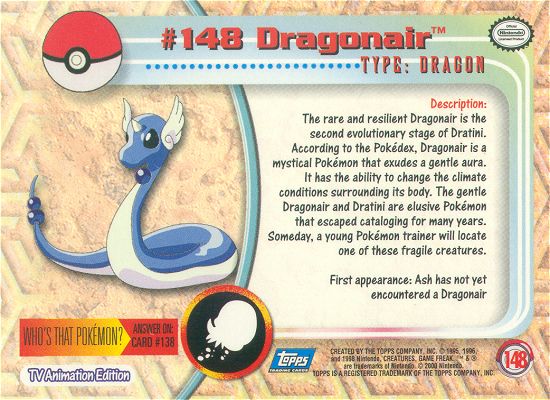 Dragonair achterkant