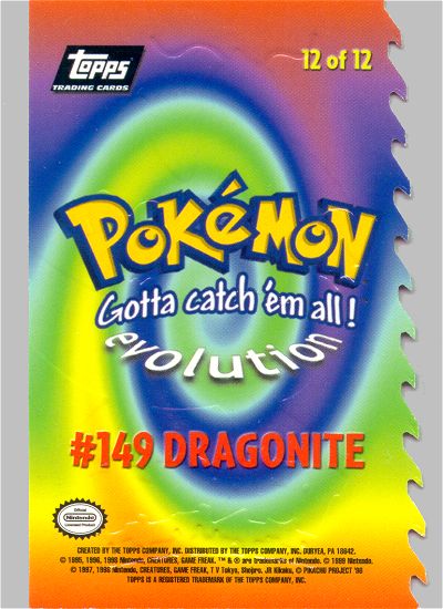 Dragonite achterkant
