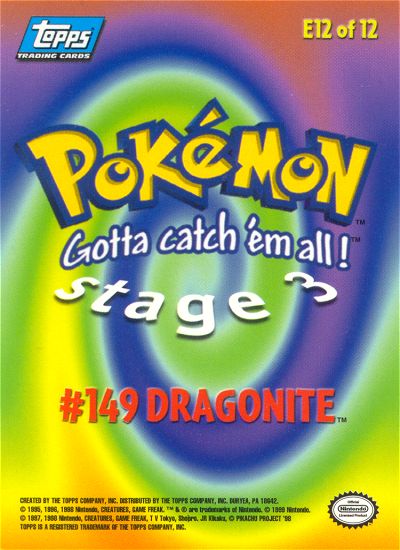 Dragonite achterkant