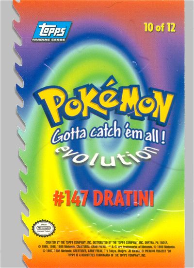 Dratini achterkant