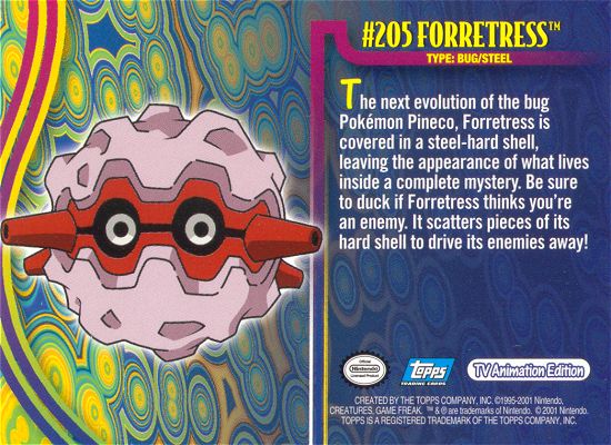 Forretress achterkant