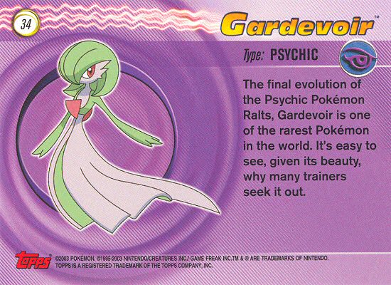 Gardevoir achterkant
