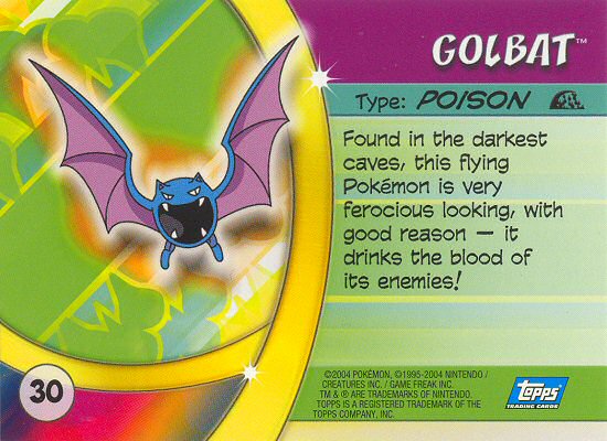 Golbat achterkant