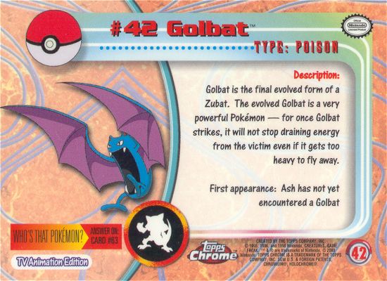 Golbat achterkant