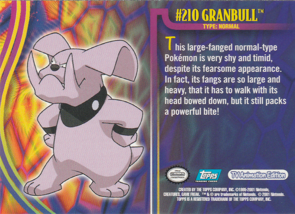 Granbull achterkant
