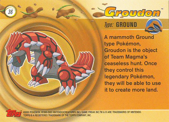 Groudon achterkant