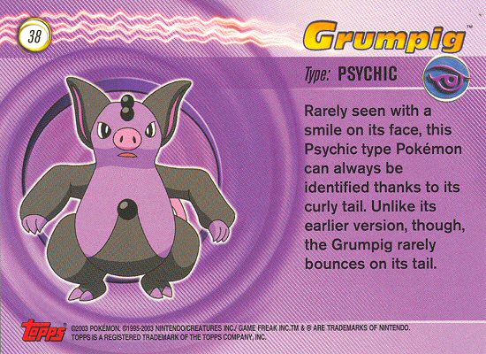 Grumpig achterkant