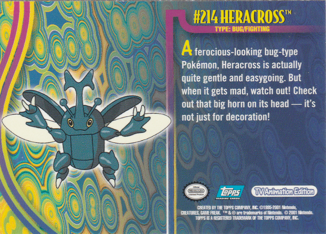 Heracross achterkant