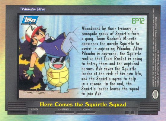 Here Comes The Squirtle Squad achterkant