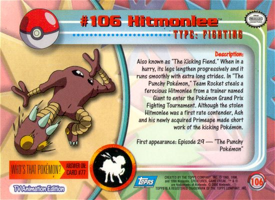 Hitmonlee achterkant