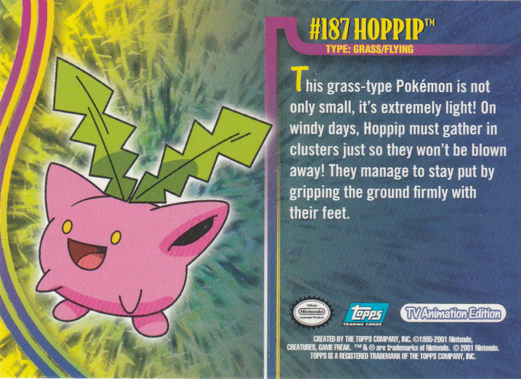Hoppip achterkant
