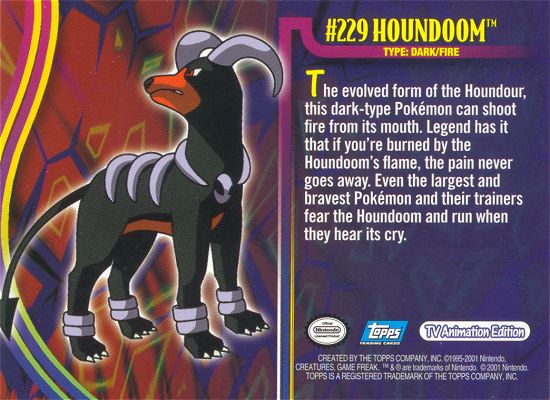Houndoom achterkant