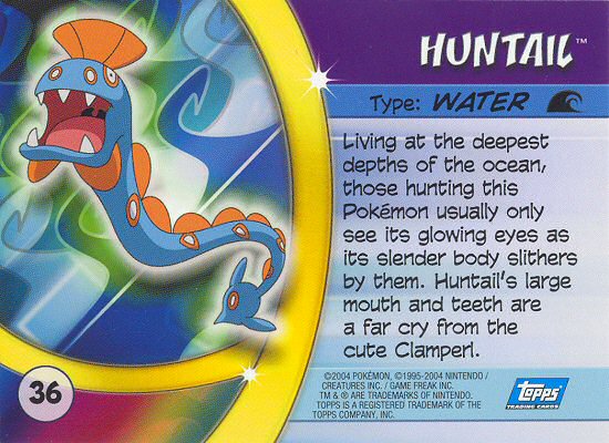 Huntail achterkant