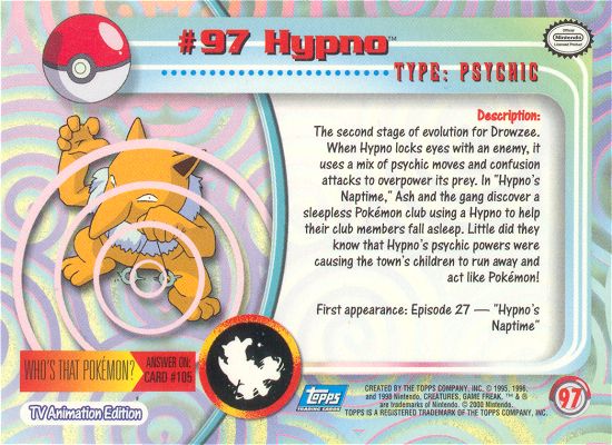 Hypno achterkant