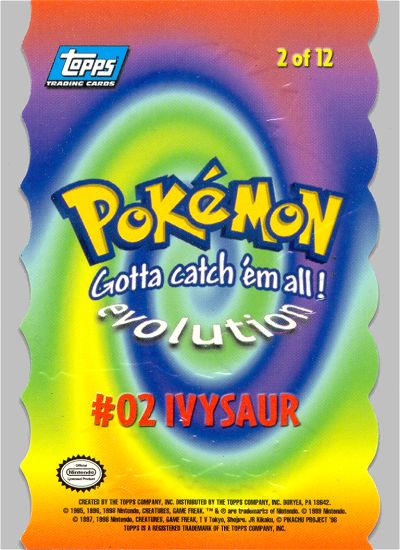 Ivysaur achterkant